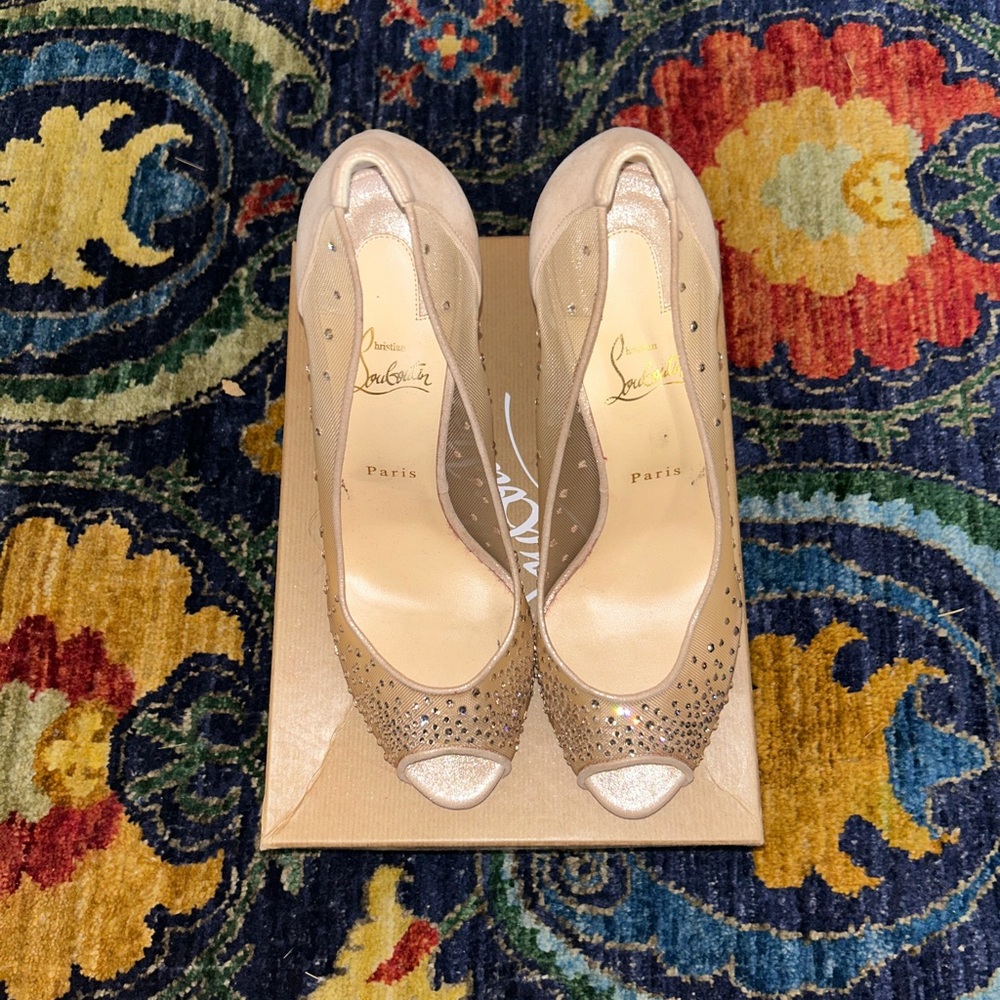 Christian Louboutin Very Strass Rete 120